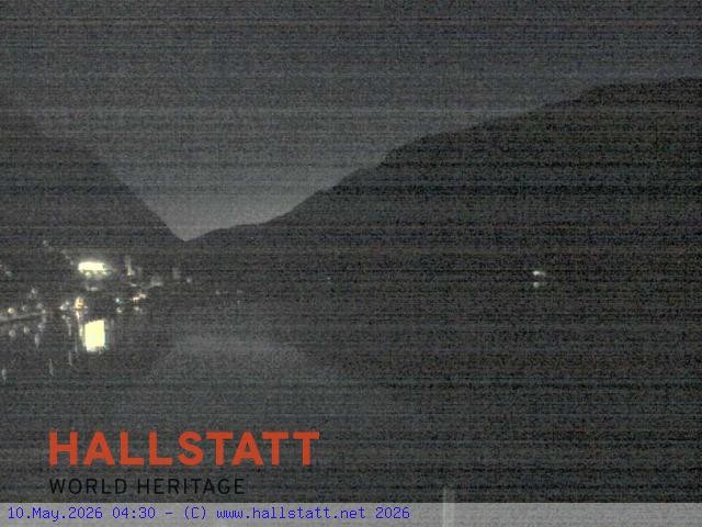 Archiv Foto Webcam Blick auf Hallstatt und den Hallstättersee