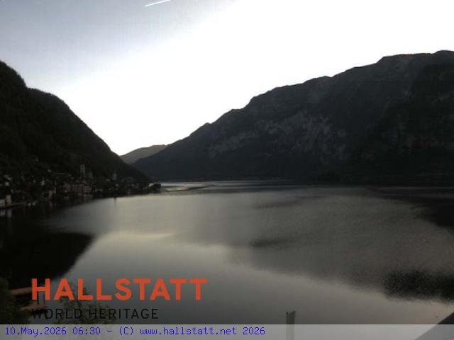 Archiv Foto Webcam Blick auf Hallstatt und den Hallstättersee