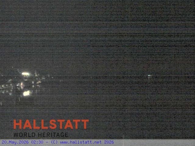 Archived image Webcam Hallstatt: Village and Lake