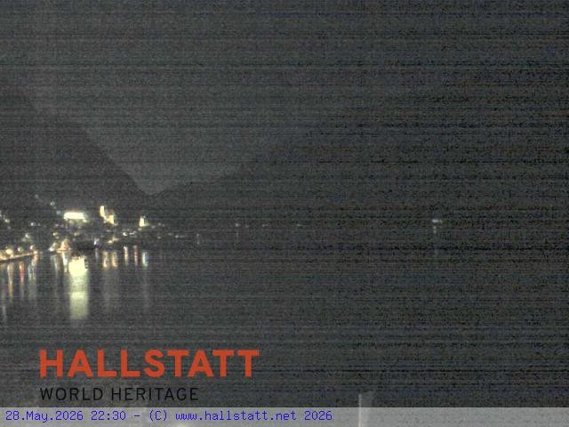 Archiv Foto Webcam Blick auf Hallstatt und den Hallstättersee