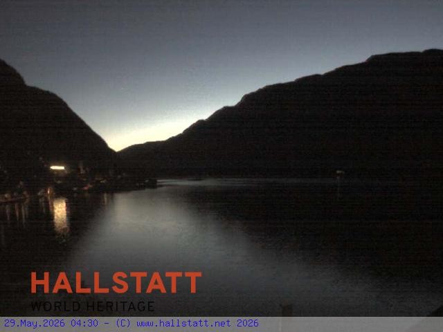 Archiv Foto Webcam Blick auf Hallstatt und den Hallstättersee