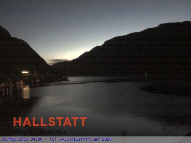 Archiv Foto Webcam Blick auf Hallstatt und den Hallstättersee