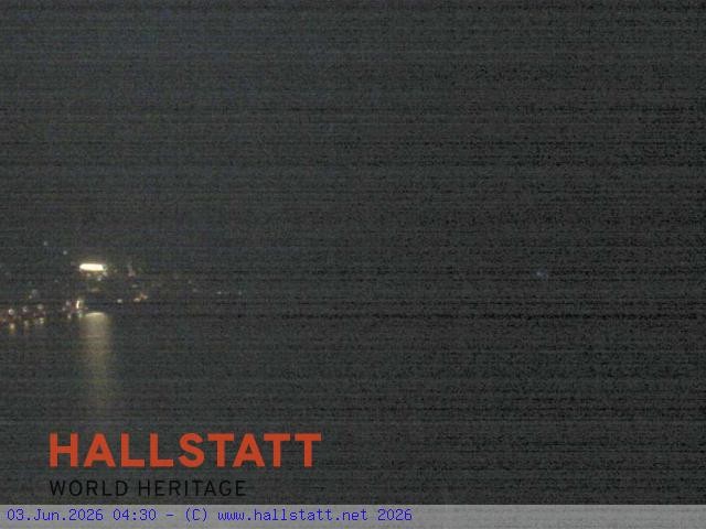 Archived image Webcam Hallstatt: Village and Lake