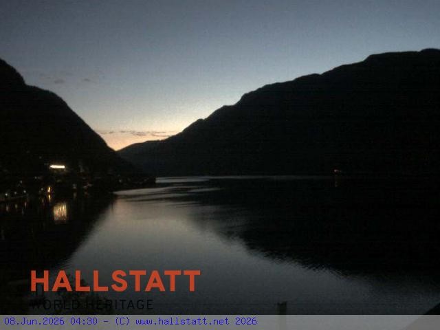 Archiv Foto Webcam Blick auf Hallstatt und den Hallstättersee