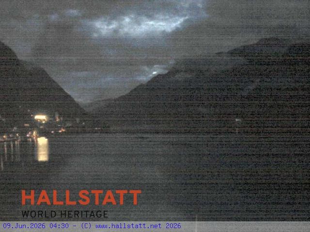 Archiv Foto Webcam Blick auf Hallstatt und den Hallstättersee