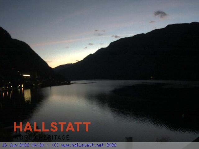Archiv Foto Webcam Blick auf Hallstatt und den Hallstättersee