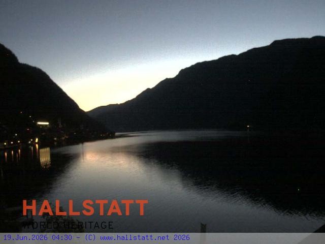 Archiv Foto Webcam Blick auf Hallstatt und den Hallstättersee