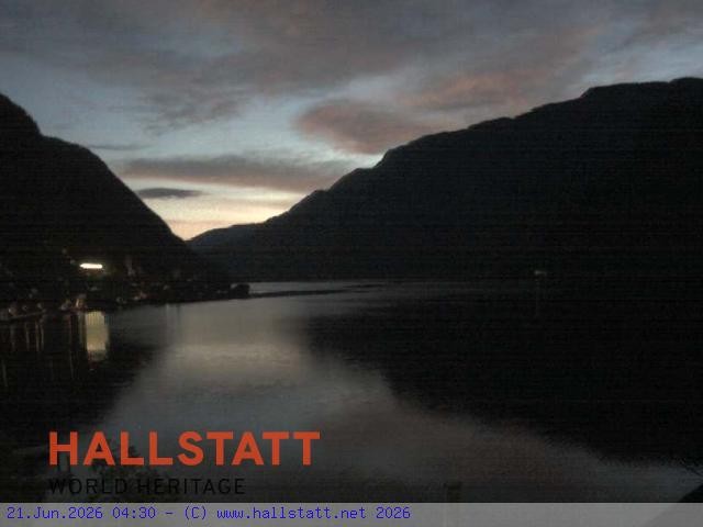 Archiv Foto Webcam Blick auf Hallstatt und den Hallstättersee