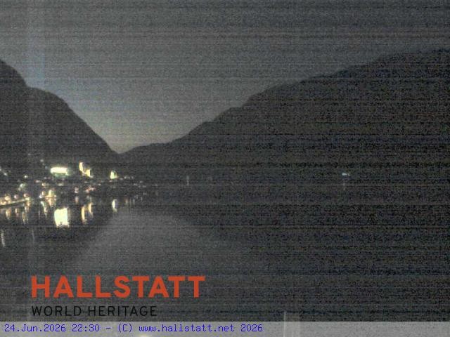 Archiv Foto Webcam Blick auf Hallstatt und den Hallstättersee