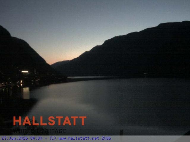 Archiv Foto Webcam Blick auf Hallstatt und den Hallstättersee