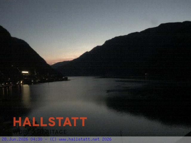 Archiv Foto Webcam Blick auf Hallstatt und den Hallstättersee