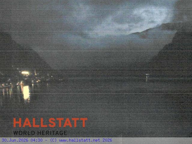 Archiv Foto Webcam Blick auf Hallstatt und den Hallstättersee