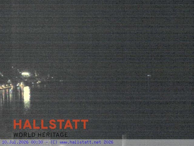 Archived image Webcam Hallstatt: Village and Lake