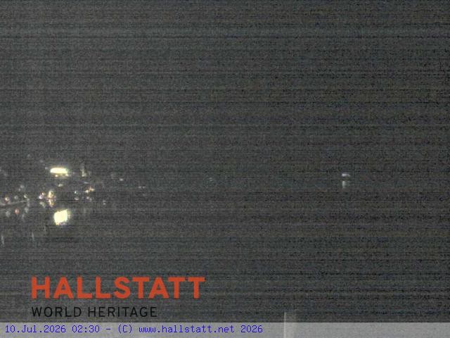 Archived image Webcam Hallstatt: Village and Lake