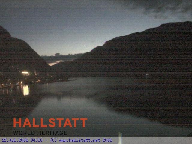 Archiv Foto Webcam Blick auf Hallstatt und den Hallstättersee