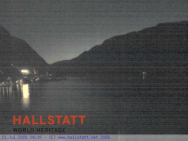 Archiv Foto Webcam Blick auf Hallstatt und den Hallstättersee