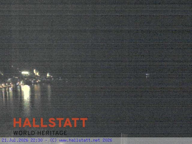 Archived image Webcam Hallstatt: Village and Lake