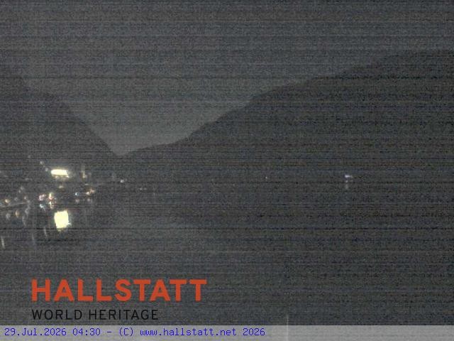 Archiv Foto Webcam Blick auf Hallstatt und den Hallstättersee