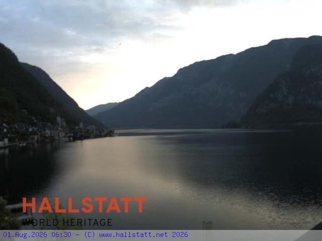 Archiv Foto Webcam Blick auf Hallstatt und den Hallstättersee