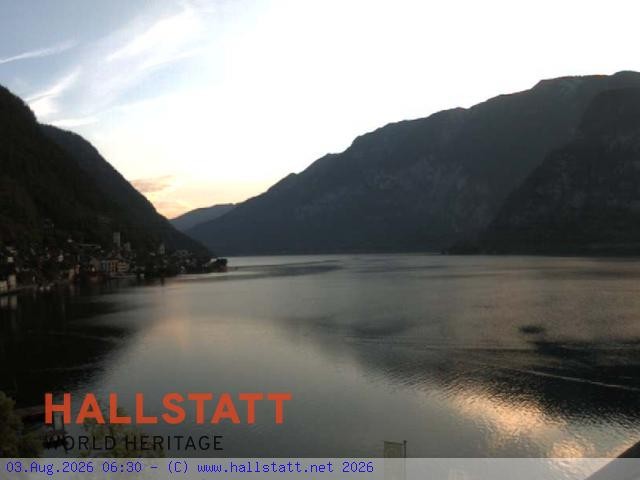 Archiv Foto Webcam Blick auf Hallstatt und den Hallstättersee