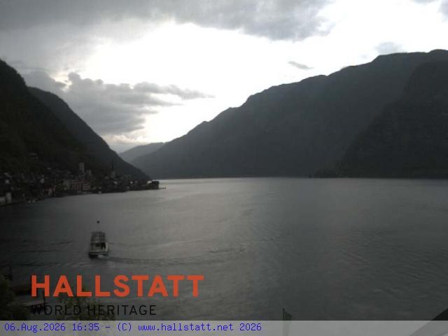 Archiv Foto Webcam Blick auf Hallstatt und den Hallstättersee
