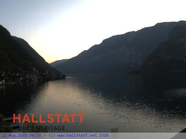 Archiv Foto Webcam Blick auf Hallstatt und den Hallstättersee