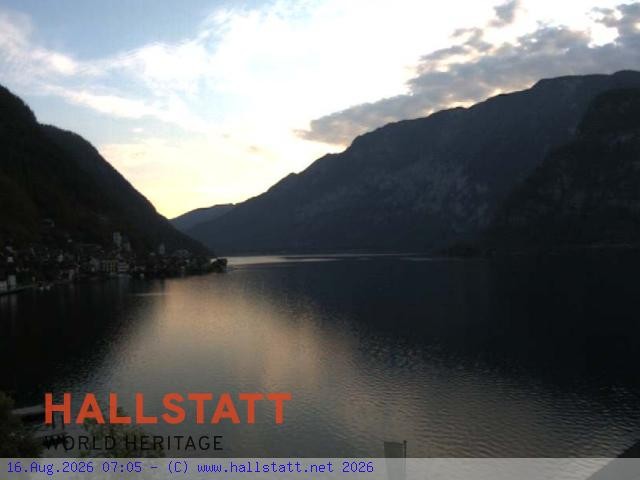 Archiv Foto Webcam Blick auf Hallstatt und den Hallstättersee
