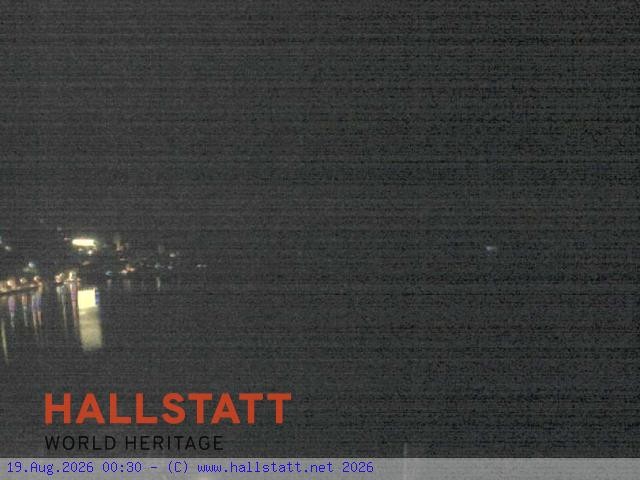 Archiv Foto Webcam Blick auf Hallstatt und den Hallstättersee