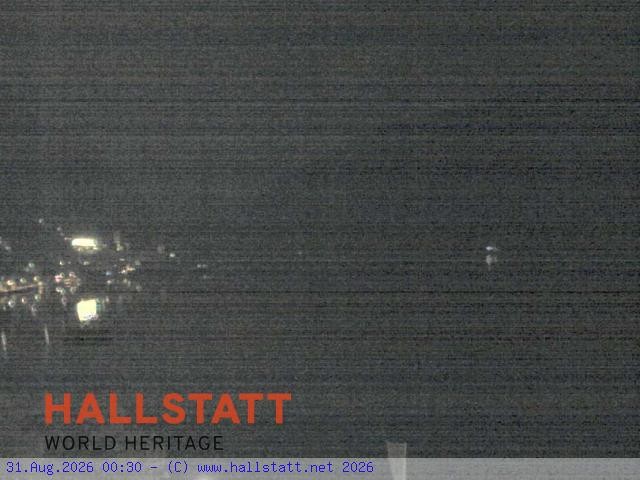Archived image Webcam Hallstatt: Village and Lake