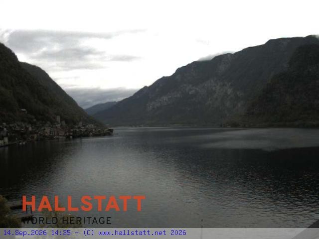 Archiv Foto Webcam Blick auf Hallstatt und den Hallstättersee