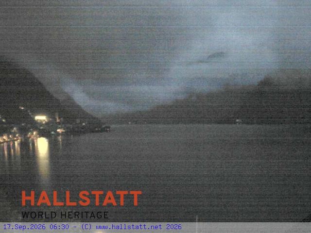 Archiv Foto Webcam Blick auf Hallstatt und den Hallstättersee