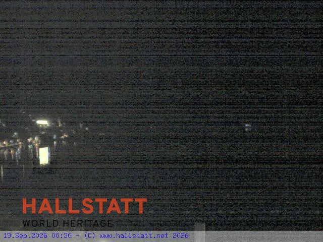 Archiv Foto Webcam Blick auf Hallstatt und den Hallstättersee