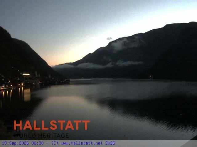 Archiv Foto Webcam Blick auf Hallstatt und den Hallstättersee