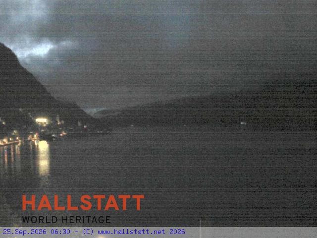 Archiv Foto Webcam Blick auf Hallstatt und den Hallstättersee