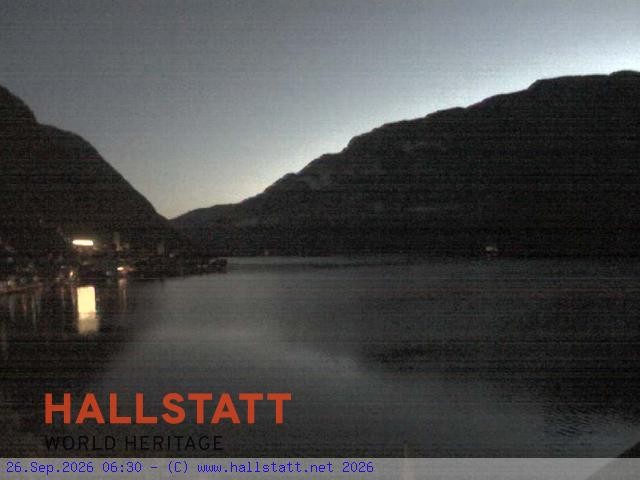 Archiv Foto Webcam Blick auf Hallstatt und den Hallstättersee