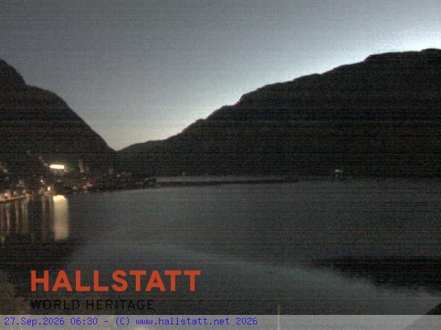 Archiv Foto Webcam Blick auf Hallstatt und den Hallstättersee