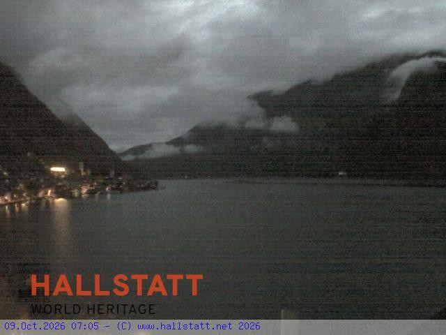 Archiv Foto Webcam Blick auf Hallstatt und den Hallstättersee