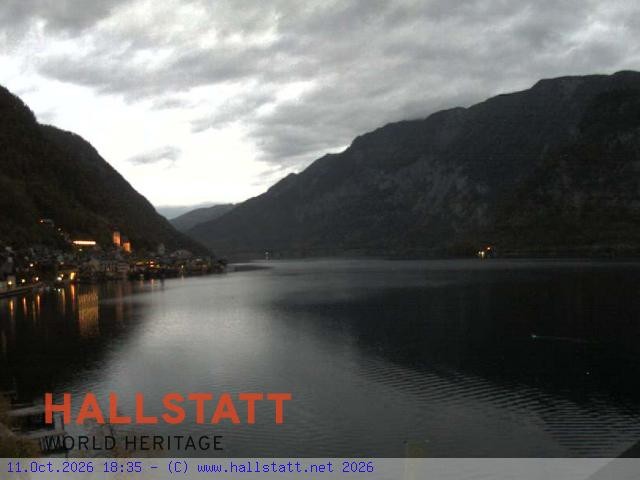 Archiv Foto Webcam Blick auf Hallstatt und den Hallstättersee