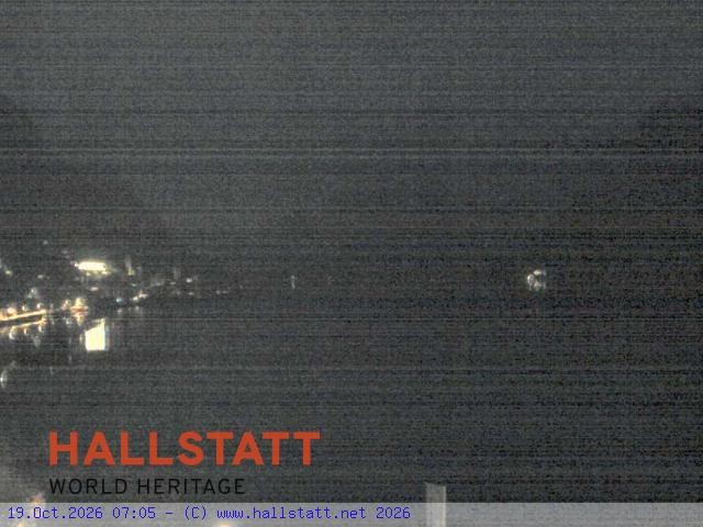 Archiv Foto Webcam Blick auf Hallstatt und den Hallstättersee