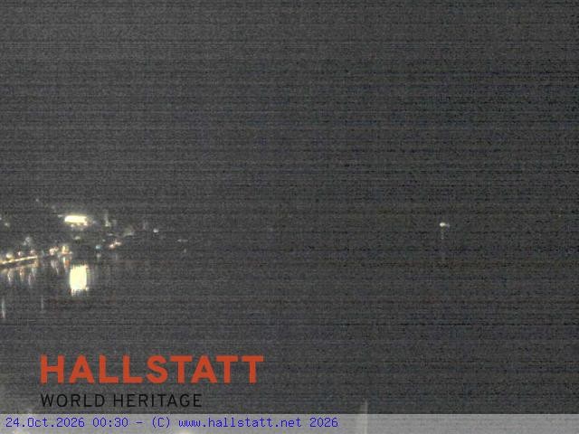 Archived image Webcam Hallstatt: Village and Lake