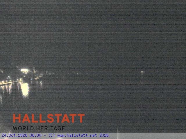 Archived image Webcam Hallstatt: Village and Lake