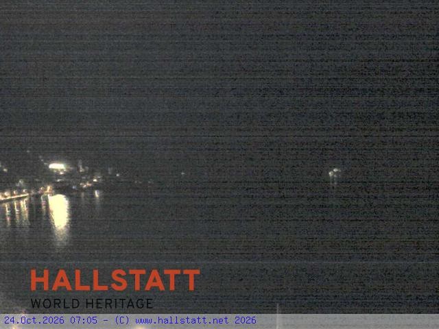Archived image Webcam Hallstatt: Village and Lake