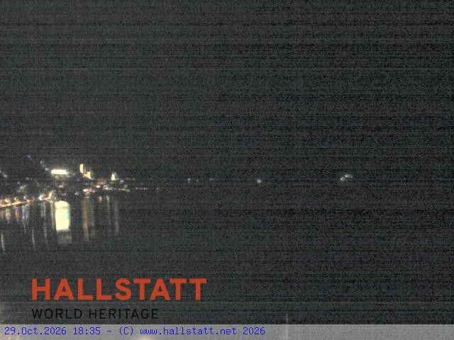 Archiv Foto Webcam Blick auf Hallstatt und den Hallstättersee