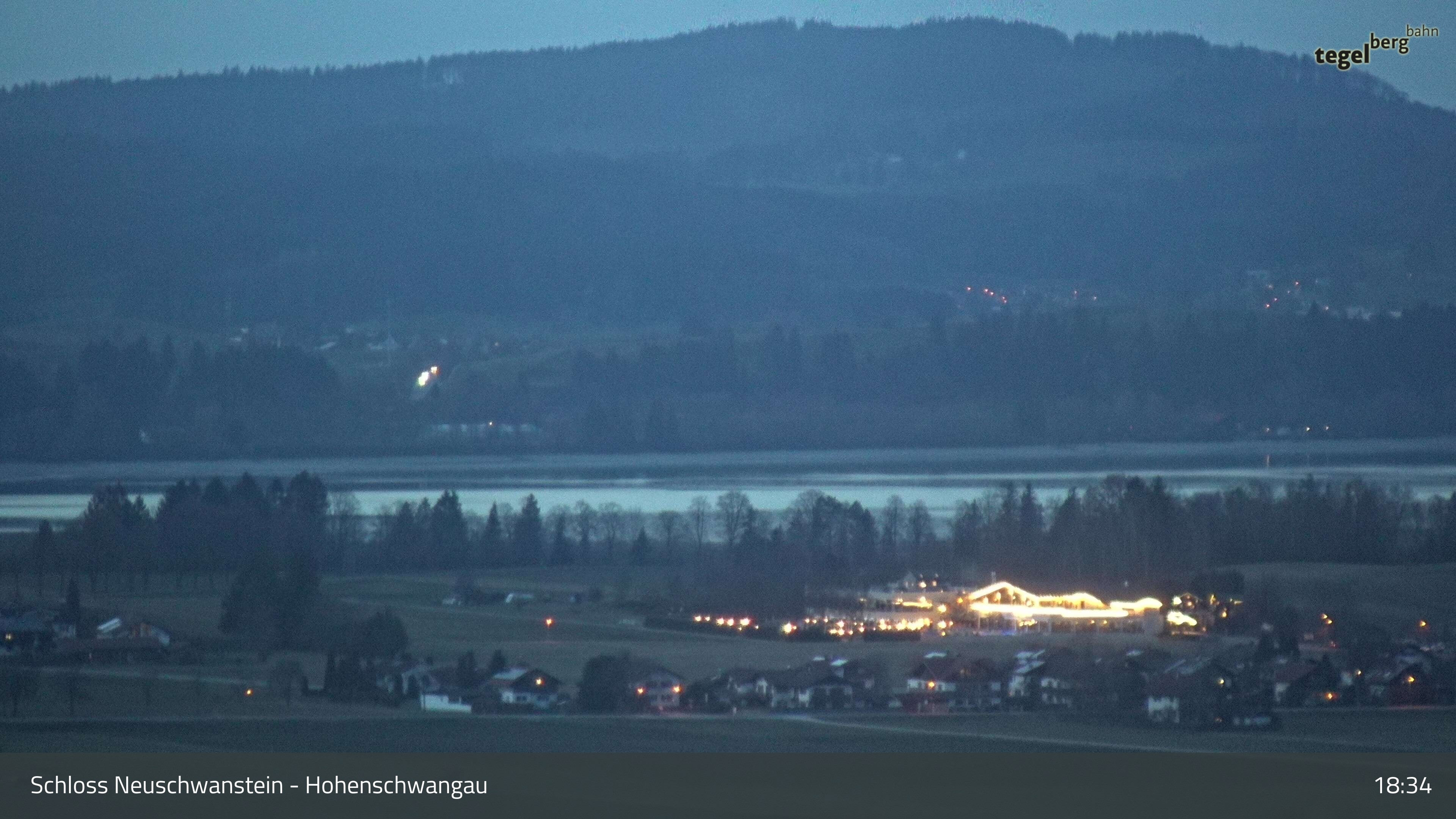 Archiv Foto Webcam Forggensee, Südufer und Schwangau