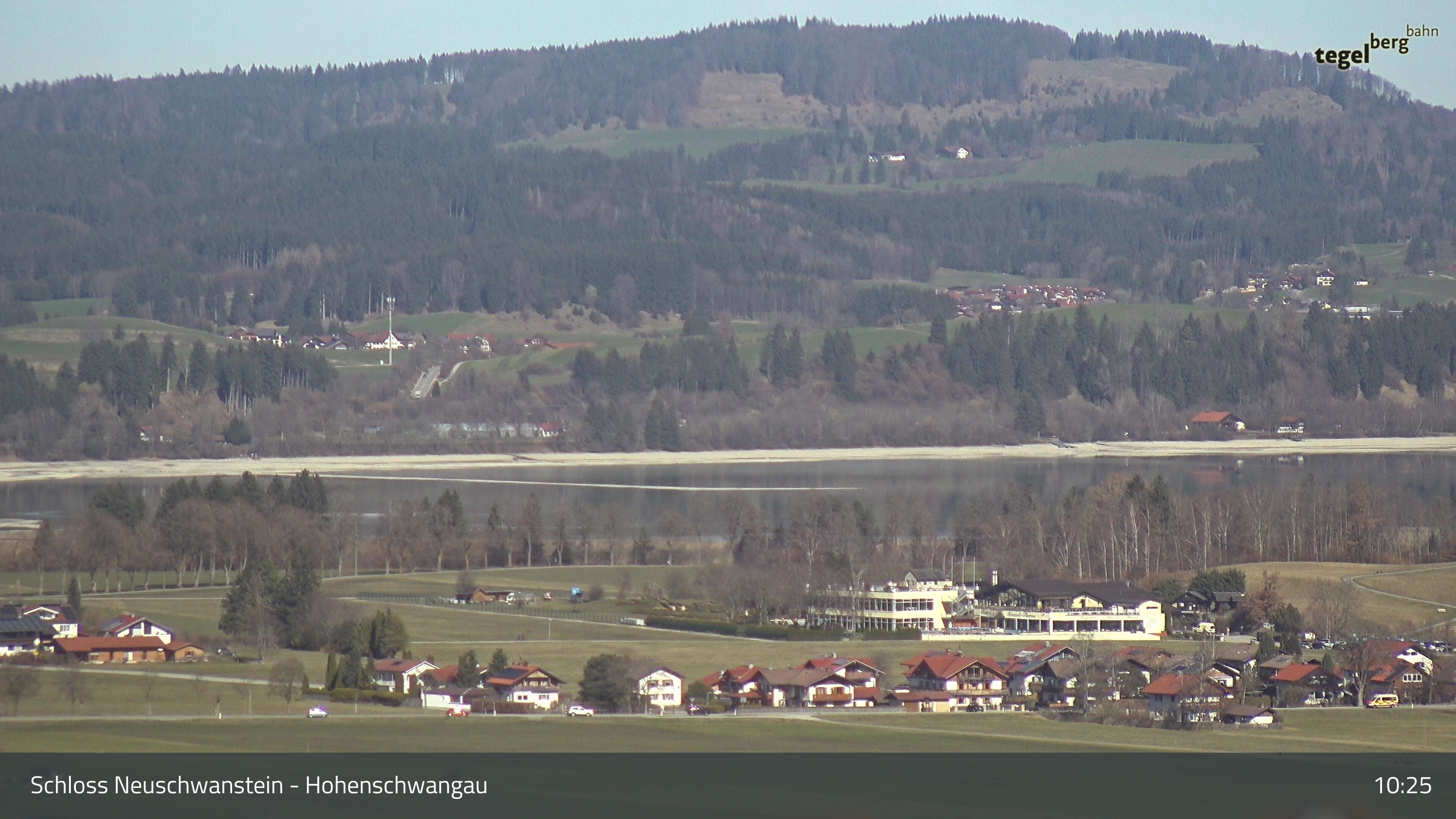 Archiv Foto Webcam Forggensee, Südufer und Schwangau