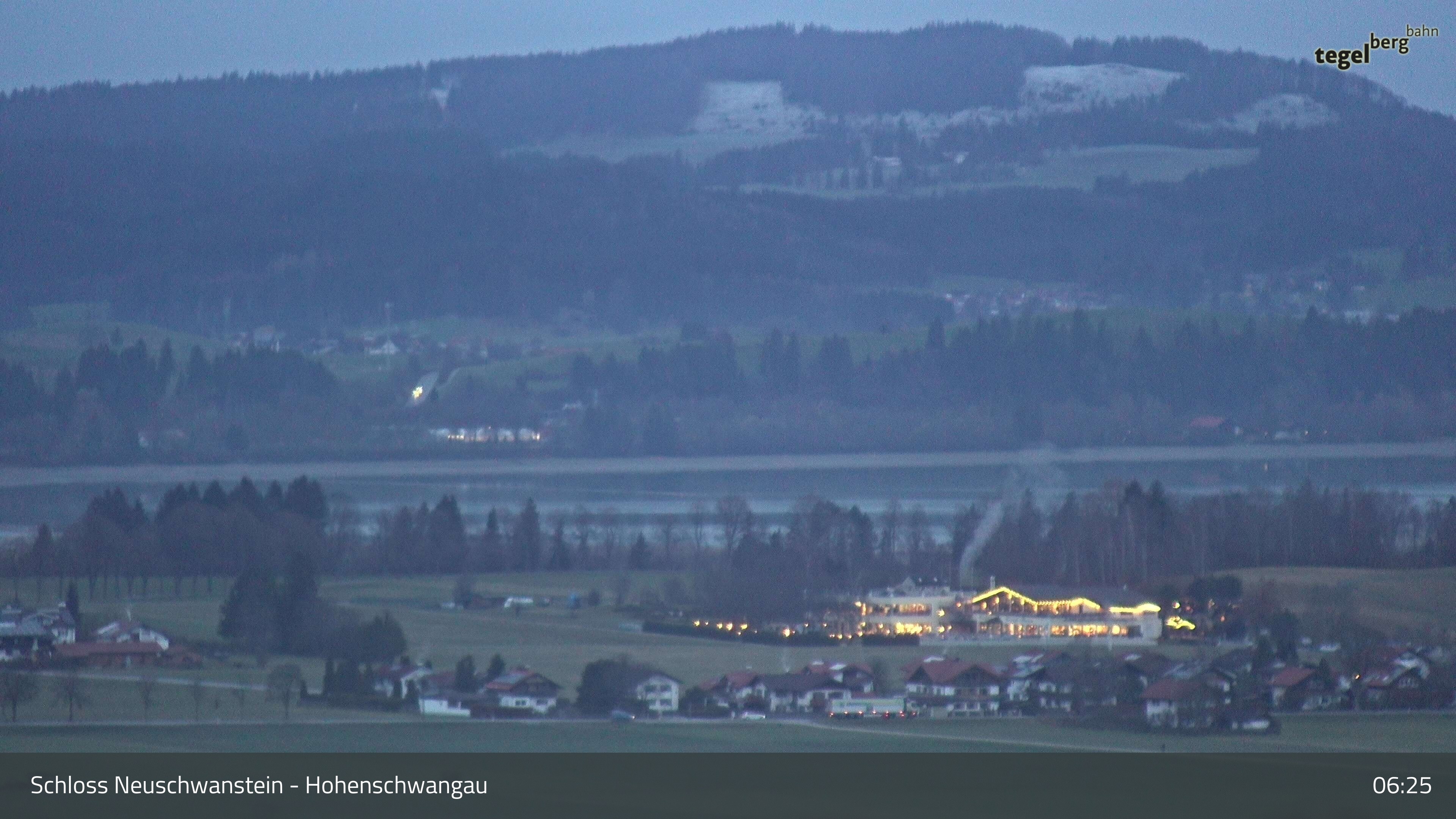 Archiv Foto Webcam Forggensee, Südufer und Schwangau