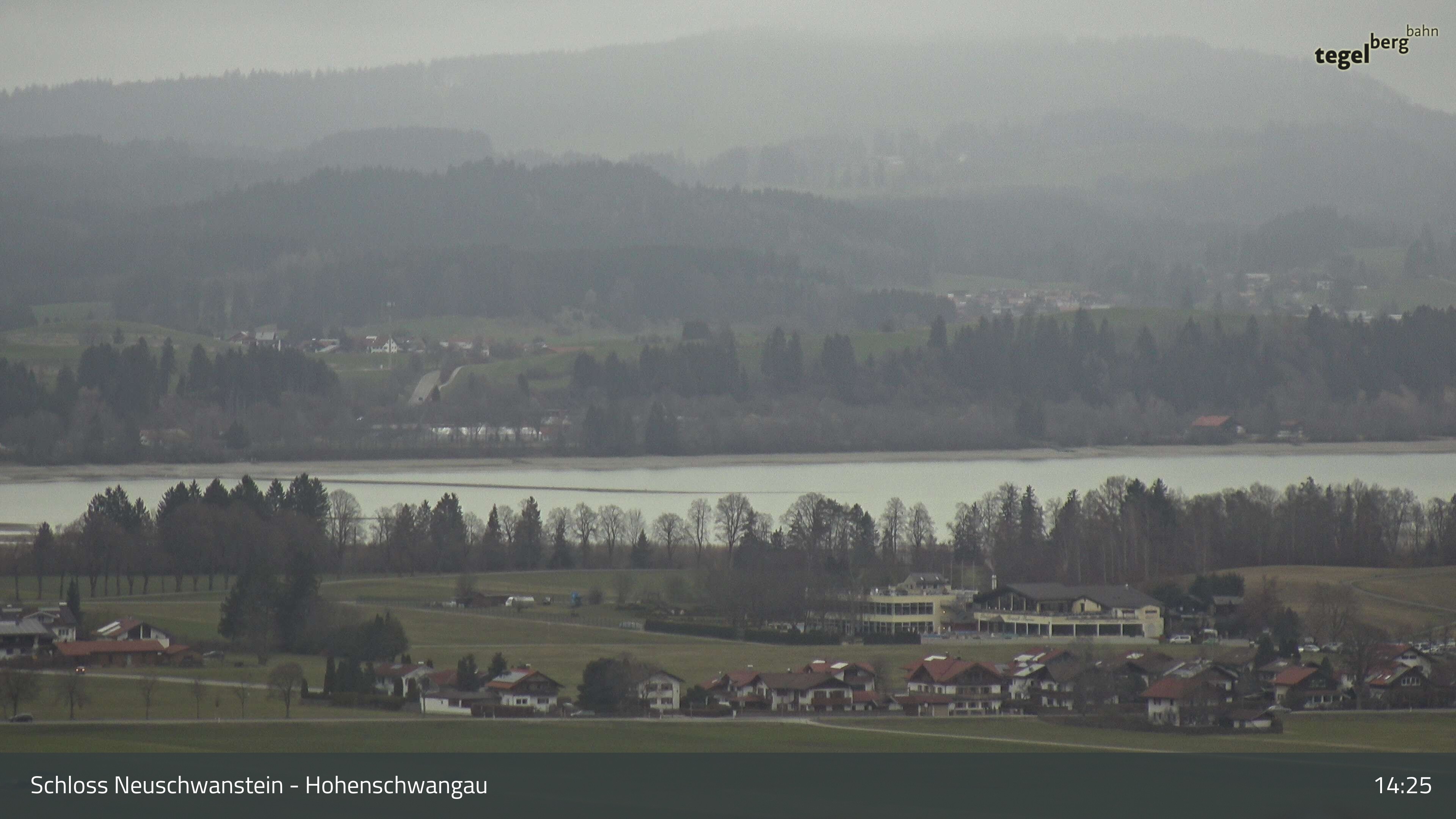 Archiv Foto Webcam Forggensee, Südufer und Schwangau