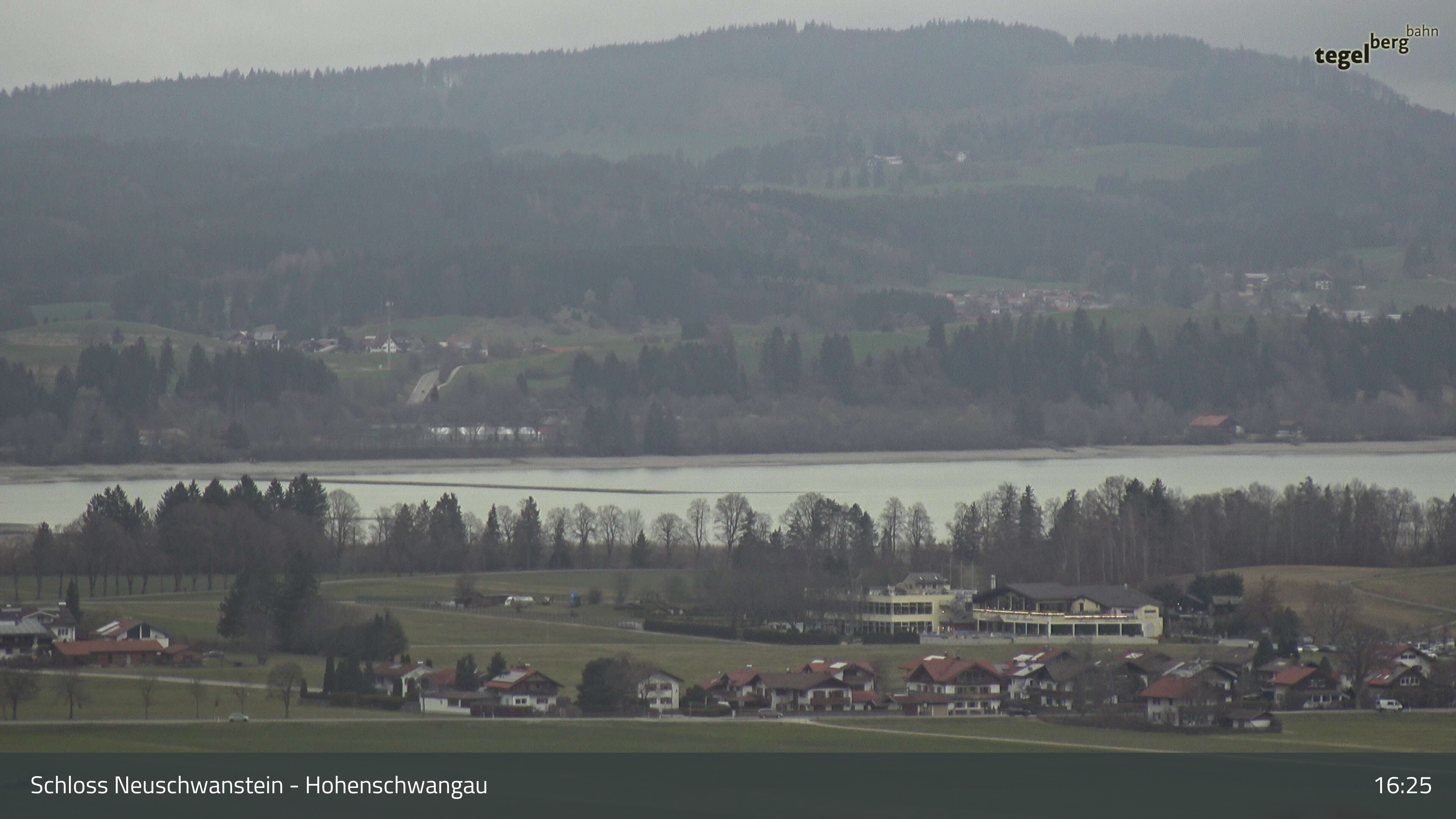 Archiv Foto Webcam Forggensee, Südufer und Schwangau