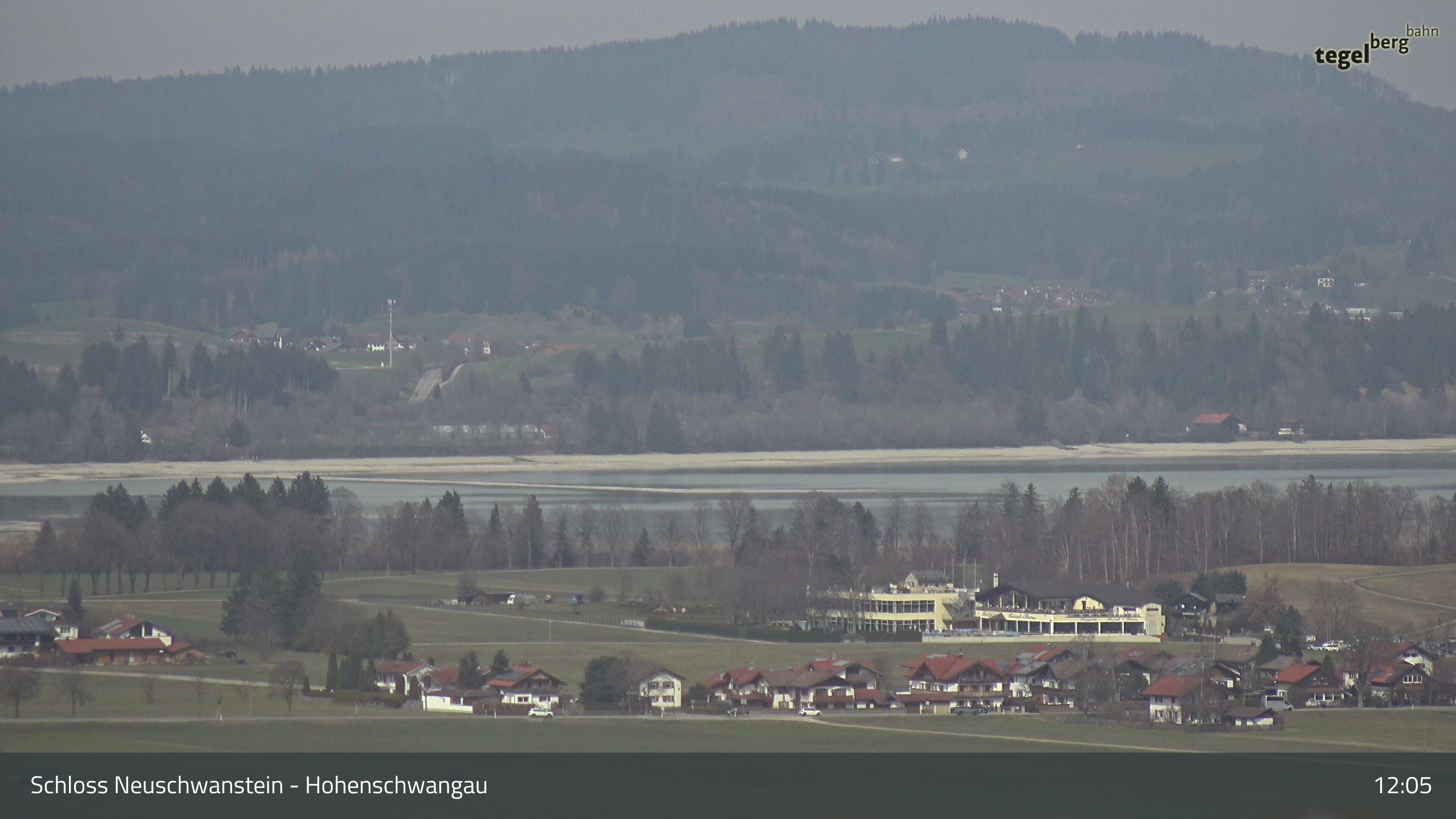 Archiv Foto Webcam Forggensee, Südufer und Schwangau