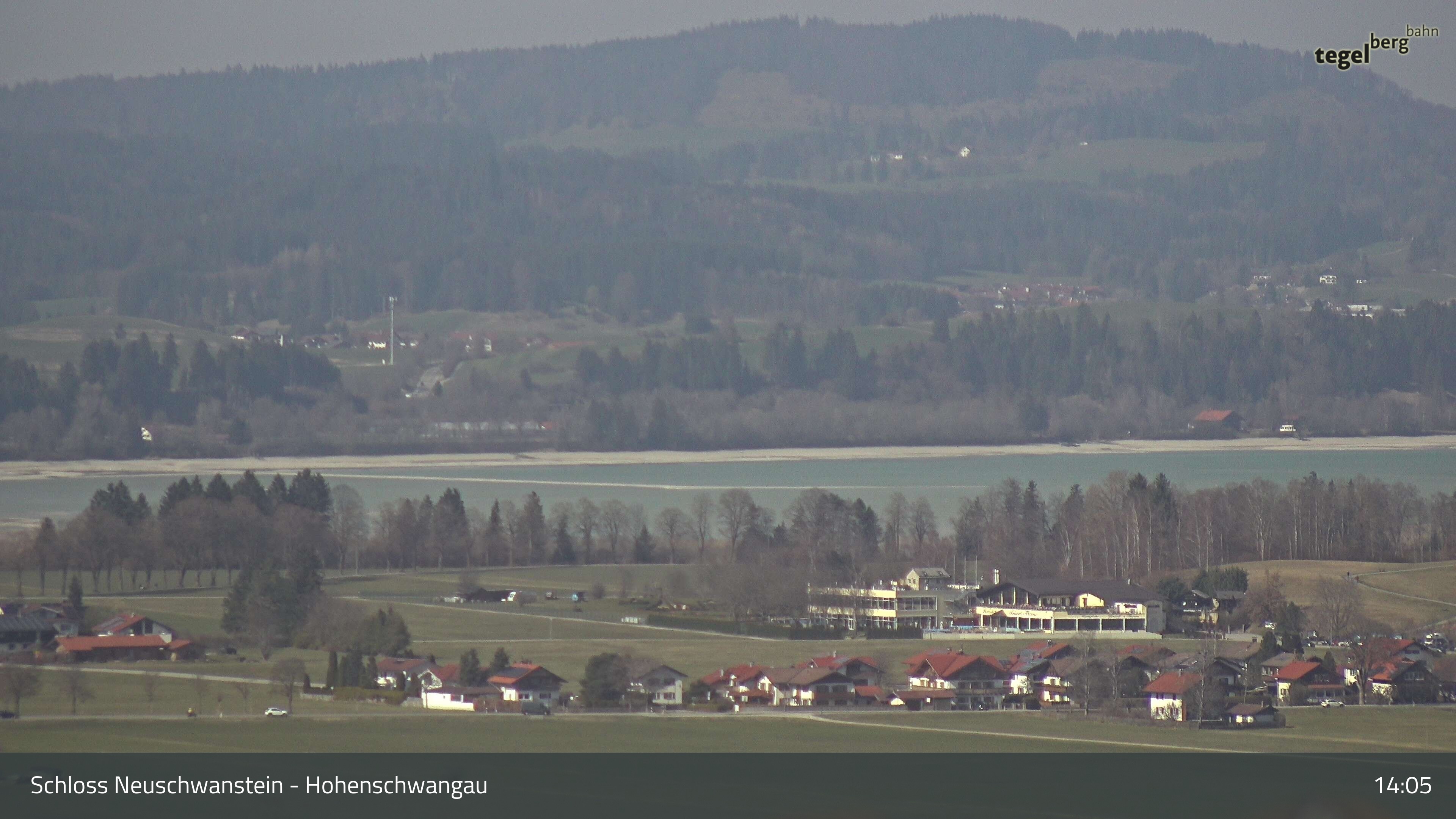 Archiv Foto Webcam Forggensee, Südufer und Schwangau